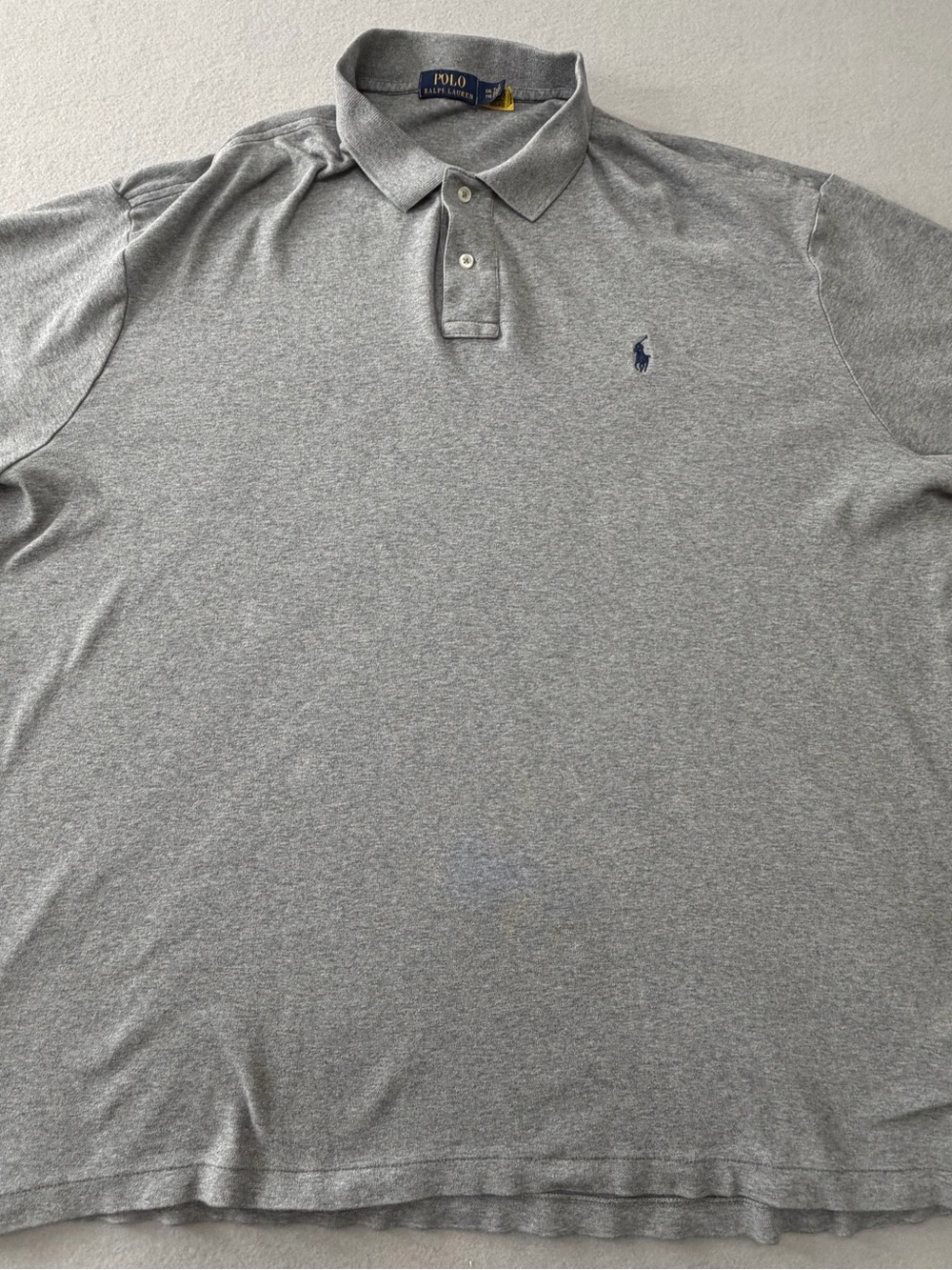 209/000 Polo Ralph Lauren Men’s XXL Gray Heather Classic Fit Polo Shirt